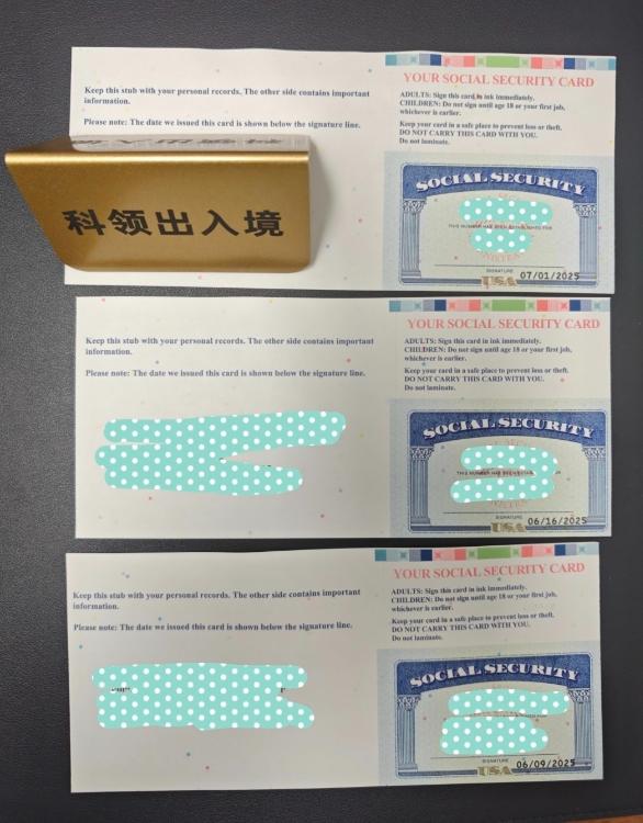 绿卡申请补办ssn